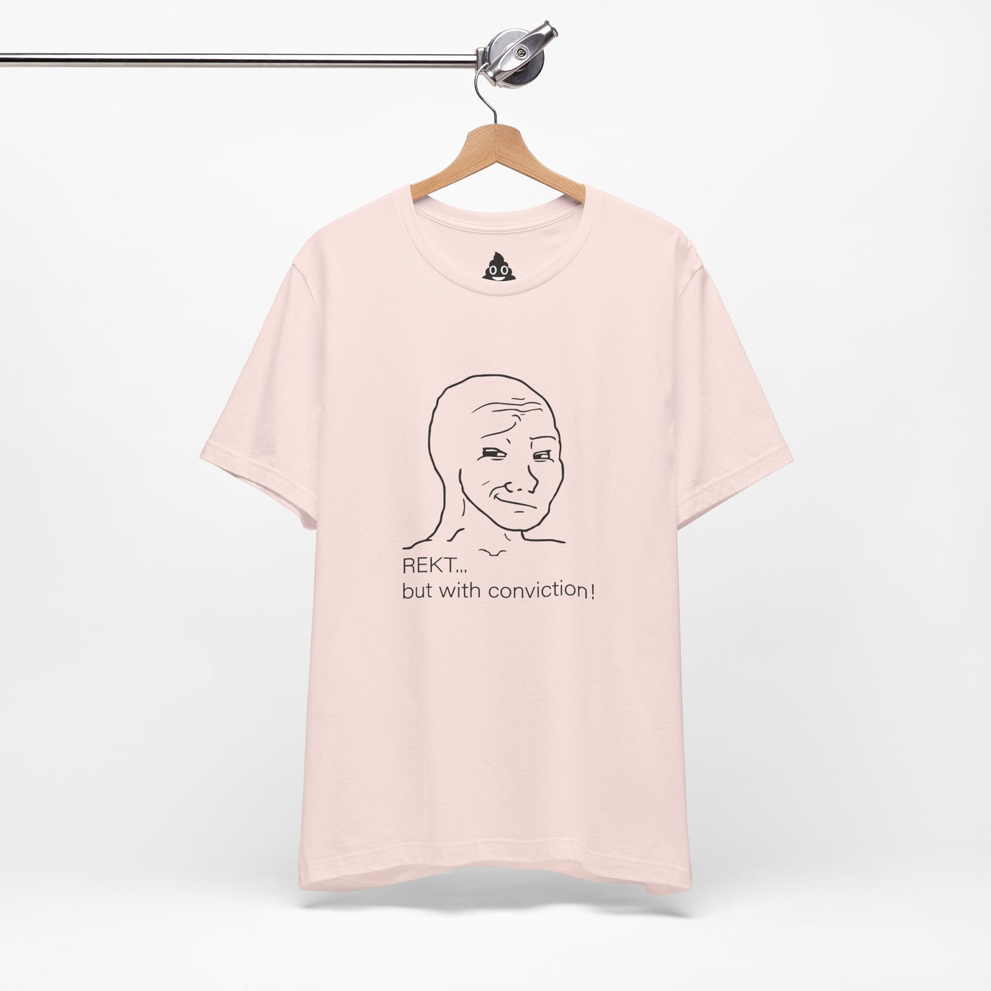 Smug Wojak “REKT With Conviction” Tee