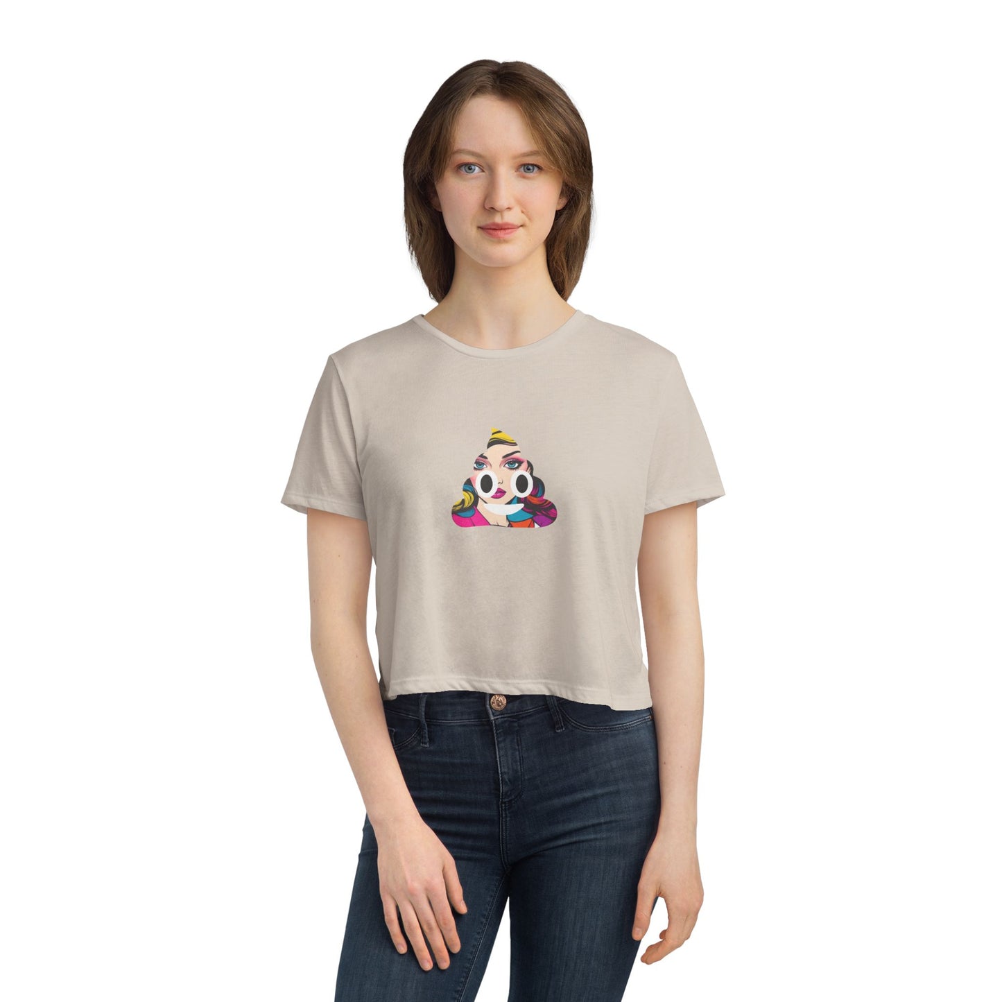 Pop-Art $SHITCOIN Cropped Tee