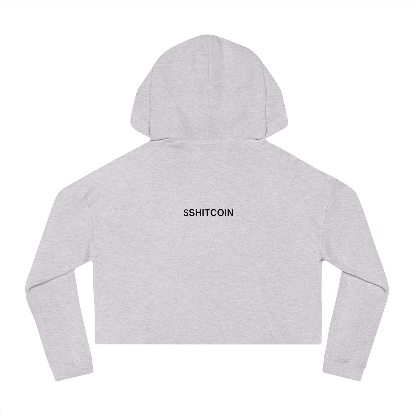 Crypto Baddie Cropped SHITCOIN Hoodie