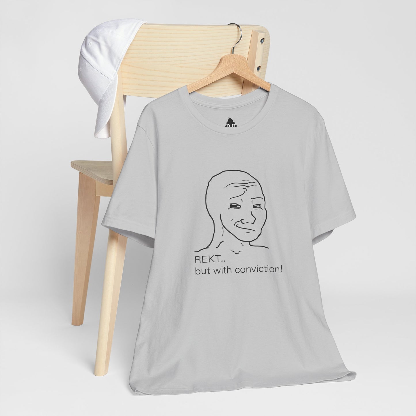 Smug Wojak “REKT With Conviction” Tee
