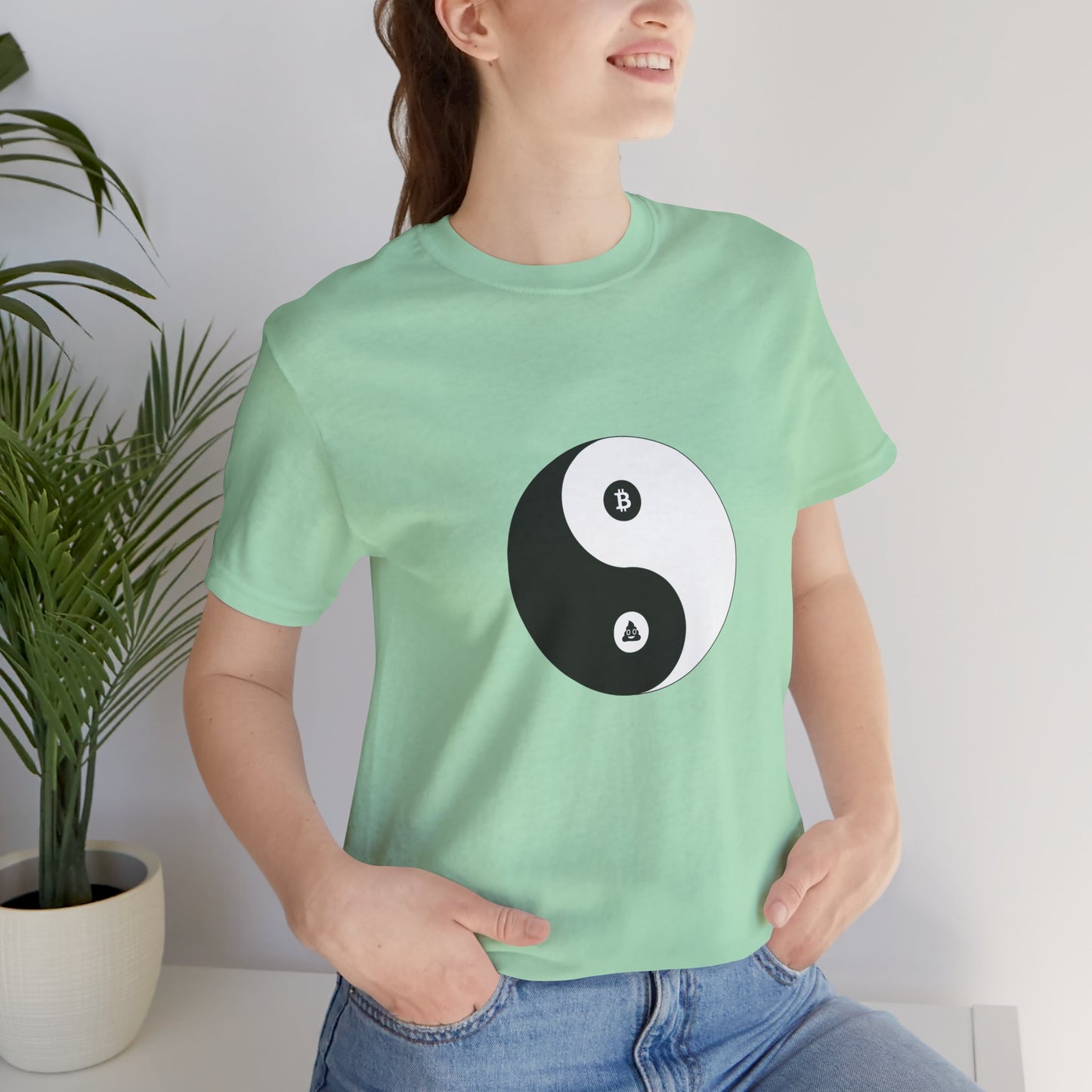 BITCOIN & SHITCOIN Yin Yang Tee