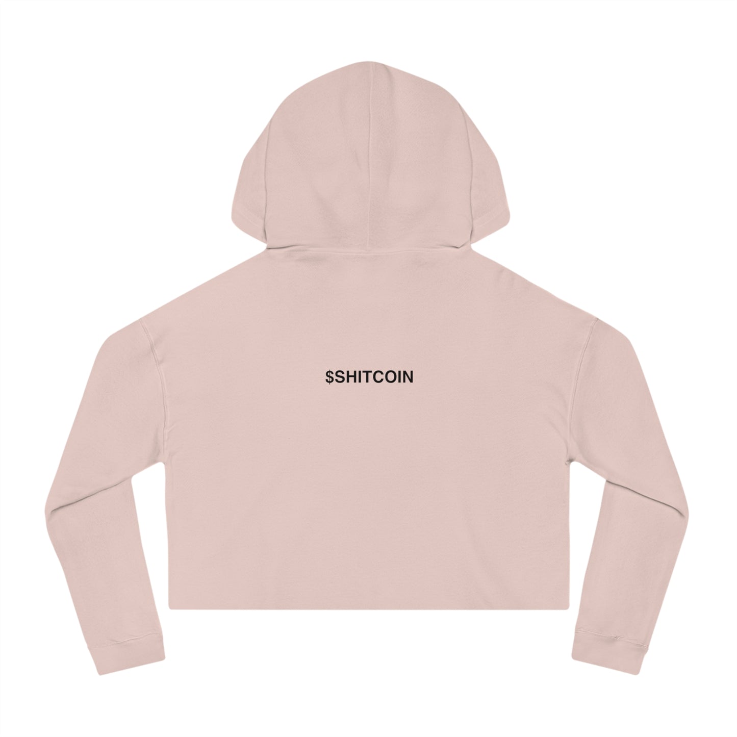 Crypto Baddie Cropped SHITCOIN Hoodie