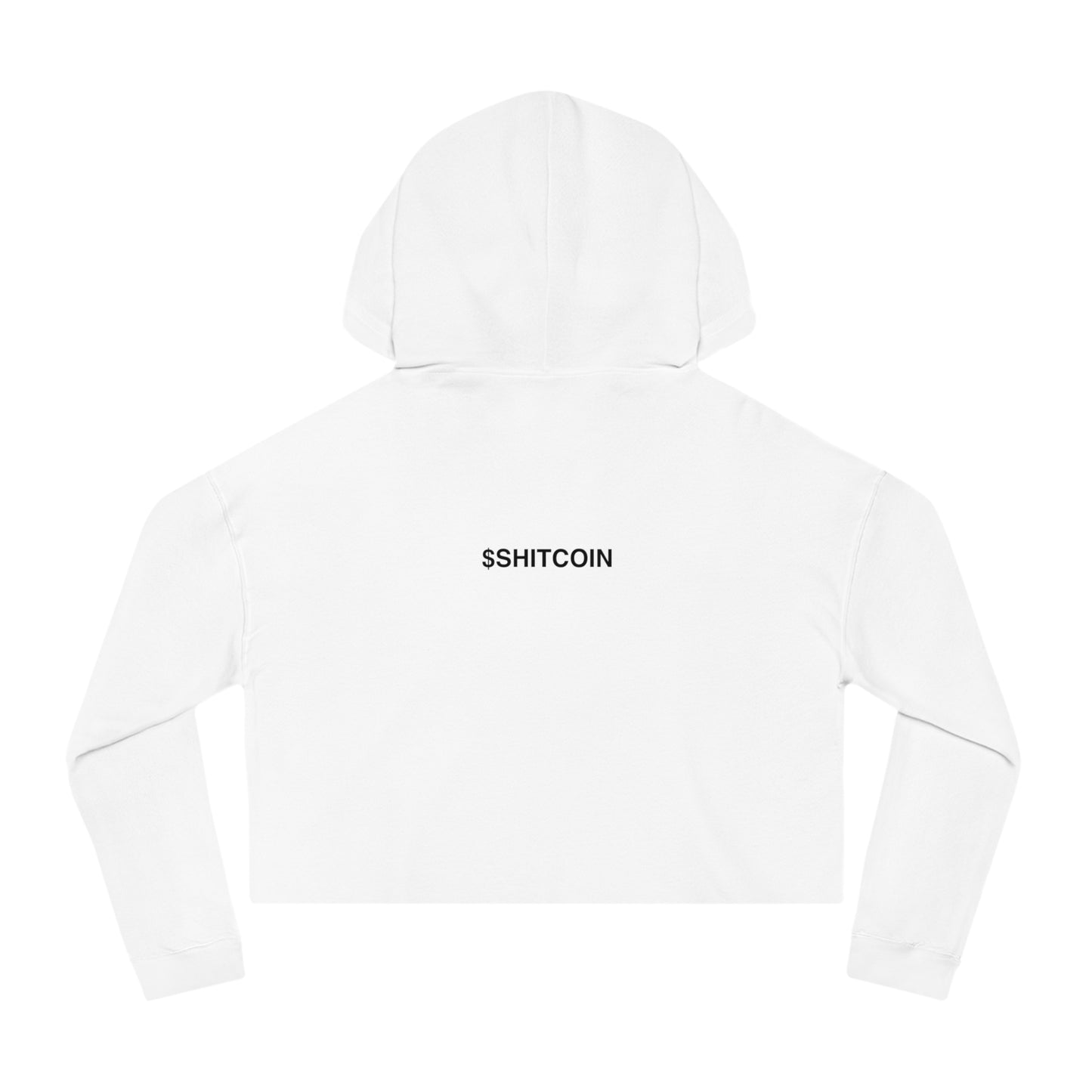 Crypto Baddie Cropped SHITCOIN Hoodie