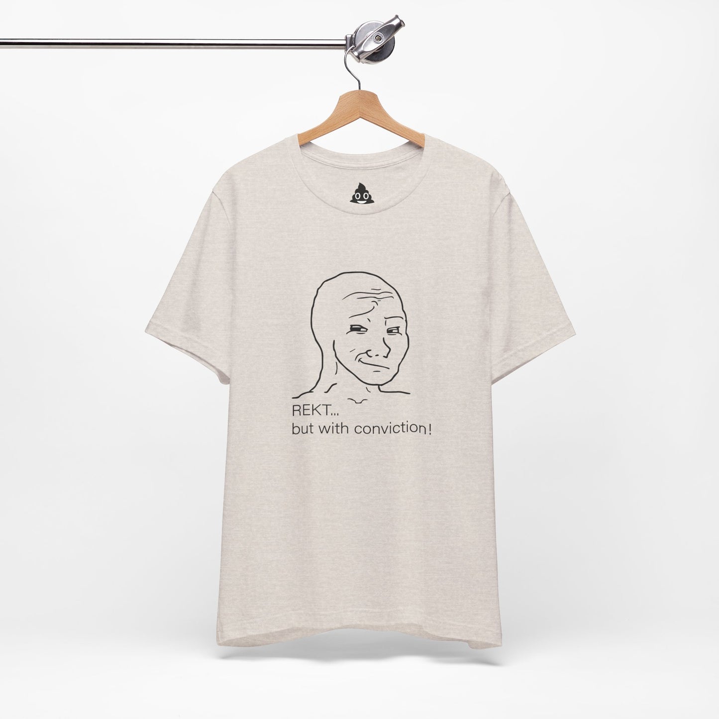 Smug Wojak “REKT With Conviction” Tee