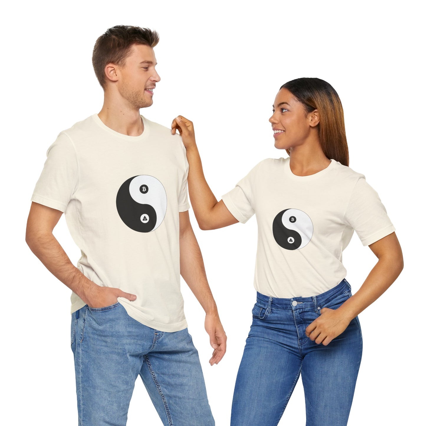 BITCOIN & SHITCOIN Yin Yang Tee