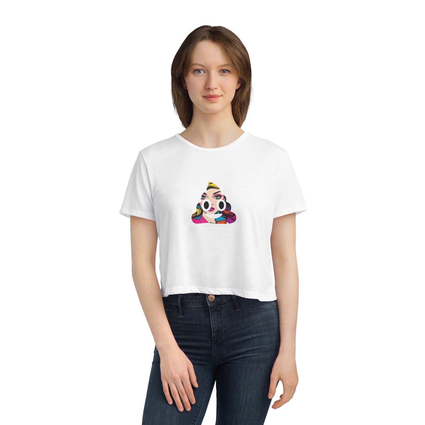 Pop-Art $SHITCOIN Cropped Tee