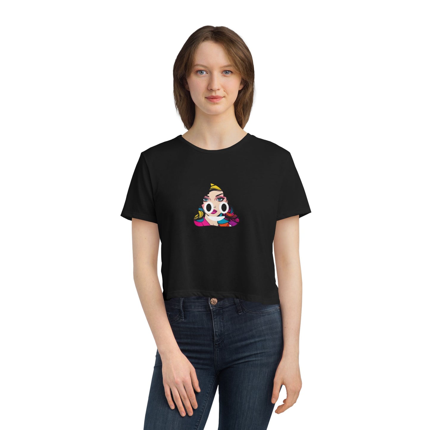 Pop-Art $SHITCOIN Cropped Tee